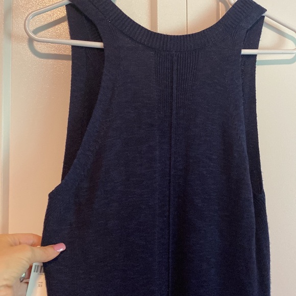 NWT Anthropologie Desmond Sweater Tunic Tank Top | Navy Blue | XS - Picture 11 of 11